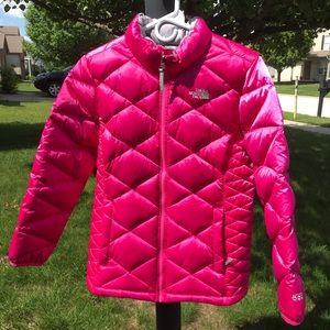 North face pink puffer!